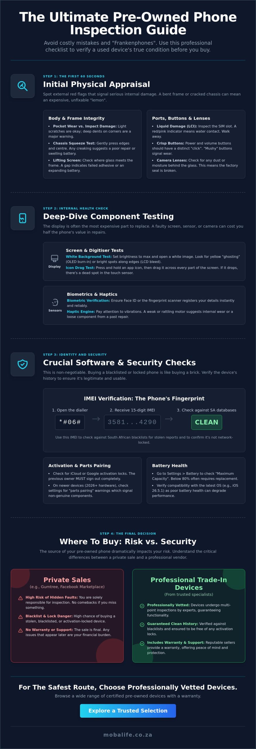 How to Check Used Phone Condition Before Buying: The Ultimate 2026 Guide